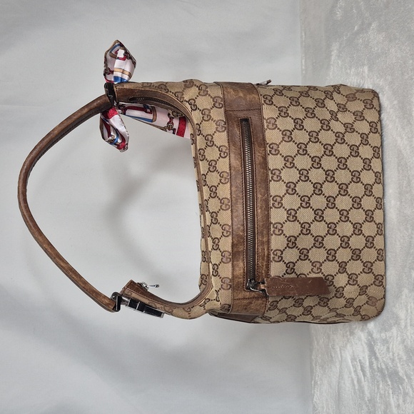 Gucci Vanity Square GG Monogram Canvas Leather Shoulder Bag - Picture 4 of 17